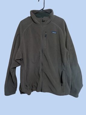 Patagonia Men's Full-Zip Fleece Jacket - Olive
